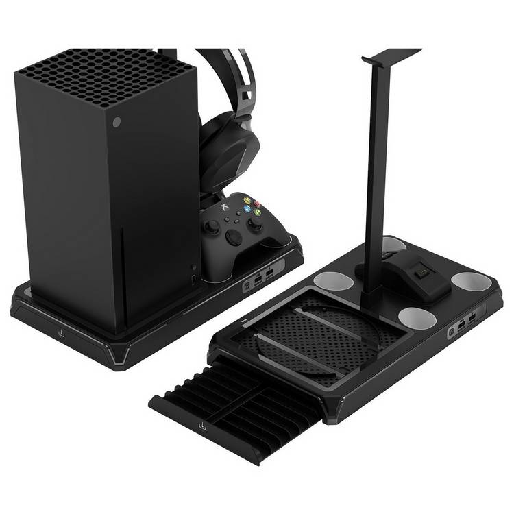 iMP DLX Multi-Function Stand for Xbox with battery packs (British brand)