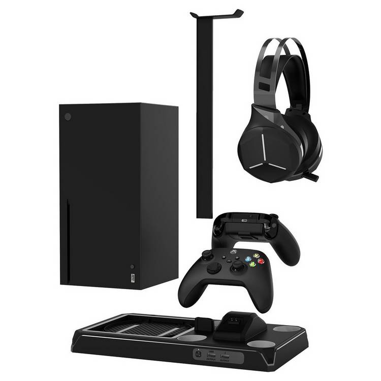 iMP DLX Multi-Function Stand for Xbox with battery packs (British brand)
