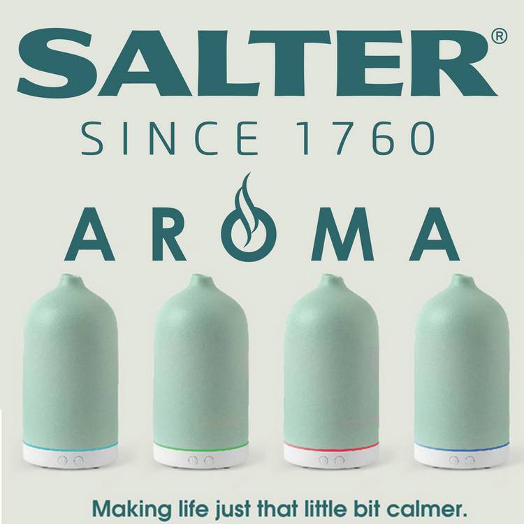 Salter Ultrasonic Aroma Diffuser with LED lights, British brand