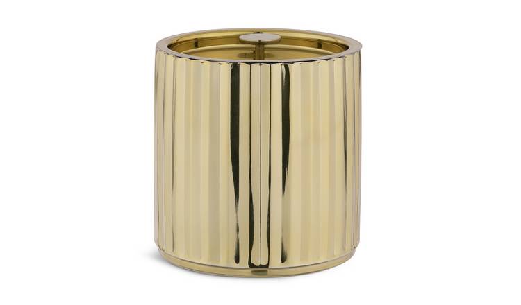 Habitat gold tone ice bucket 20cm, imported from the UK