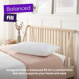 SlumberDown medium support back sleeper pillow 74x48cm - British product