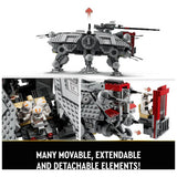LEGO Star Wars AT-TE Walker building set with droid figures, UK version