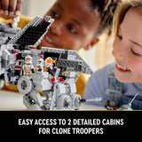 LEGO Star Wars AT-TE Walker building set with droid figures, UK version