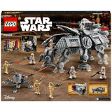 LEGO Star Wars AT-TE Walker building set with droid figures, UK version