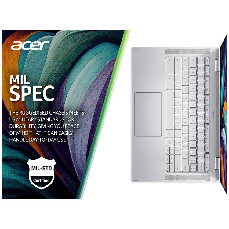 Acer Chromebook Spin 514 14-inch silver - British product