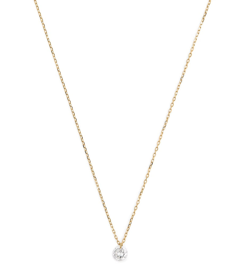Persée Danaé necklace yellow gold diamonds, imported from the UK