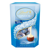 Lindt Lindor milk, white, and pistachio chocolate truffles 4 x 200g, UK version