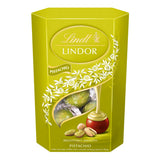 Lindt Lindor milk, white, and pistachio chocolate truffles 4 x 200g, UK version