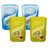 Costco UK Lindt Lindor Milk & White & Pistachio Chocolate Truffles Gift Box 4 x 200g- Buy online at McGrocer