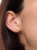 Oliver Bonas bulldog stud earrings - British product