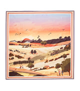 Harrods Aspinal Of London Silk Printed Scarf 90cm x 90cm- Buy online at McGrocer