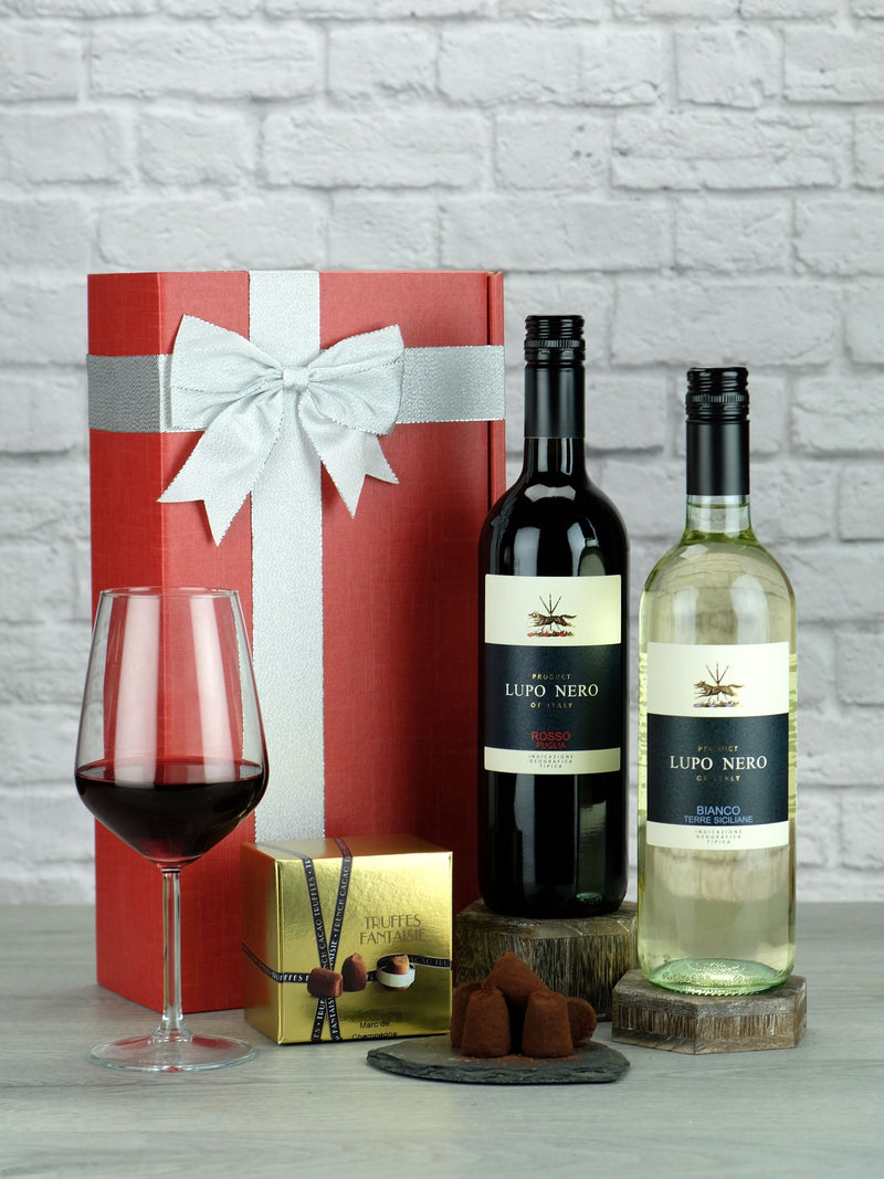 Le Bon Vin Italian wine pair gift set 2x750ml, UK version