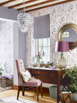 Next Laura Ashley Pale Purple Wild Meadow A4 Wallpaper Sample- Buy online at McGrocer