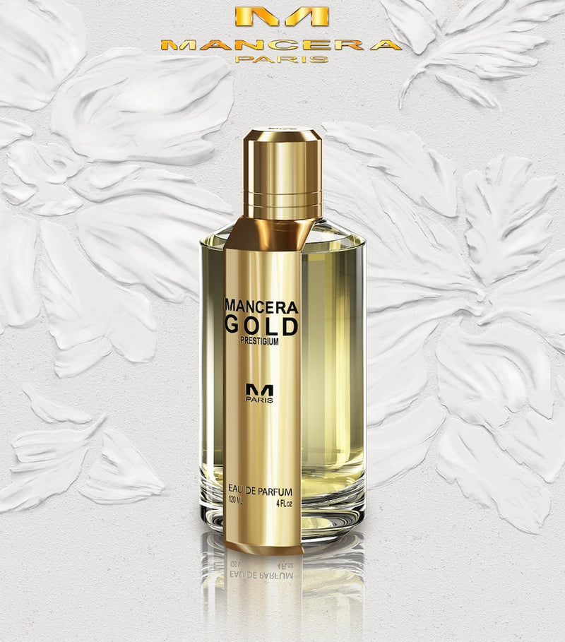 Mancera Gold Prestigium eau de parfum 120ml, imported from the UK