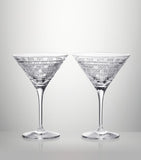 Waterford Opulence martini glasses 250ml, imported from the UK