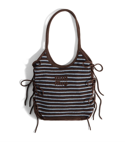 Harrods Miu Miu Crochet Ivy Tote Bag- Buy online at McGrocer