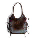 Miu Miu Crochet Ivy Tote Bag woven cotton, UK version