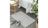Argos Habitat Cotton Textured Bath Mat - Dove Grey 80x50cm- Buy online at McGrocer