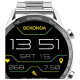 Sekonda Active Plus smartwatch stainless steel bracelet 38mm (British brand)