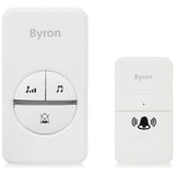 Byron plug-in doorbell twin set white, UK version