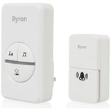 Byron plug-in doorbell twin set white, UK version