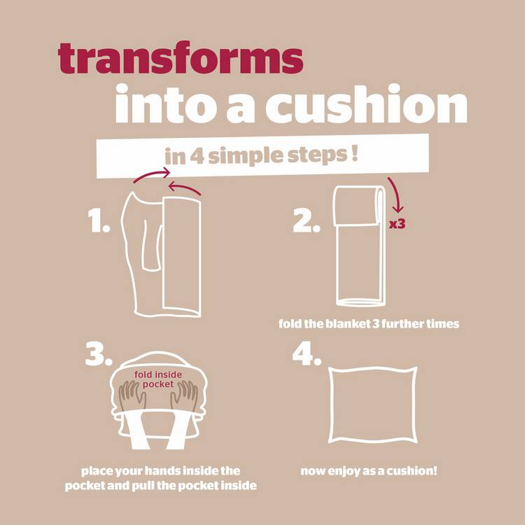 Silentnight Neutral Snugsie wearable blanket, imported from the UK