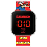 Nintendo Super Mario LED watch red one size, imported from the UK