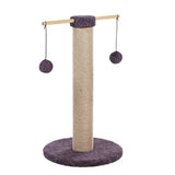 Cat scratcher with rotating toys grey 61cm - British product