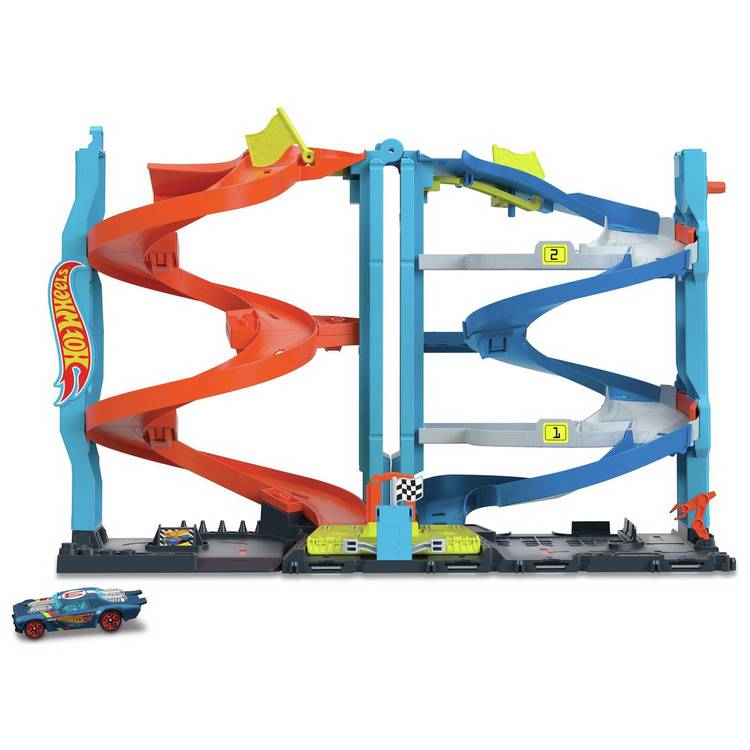 Hot Wheels City Transforming Race Tower playset - British product
