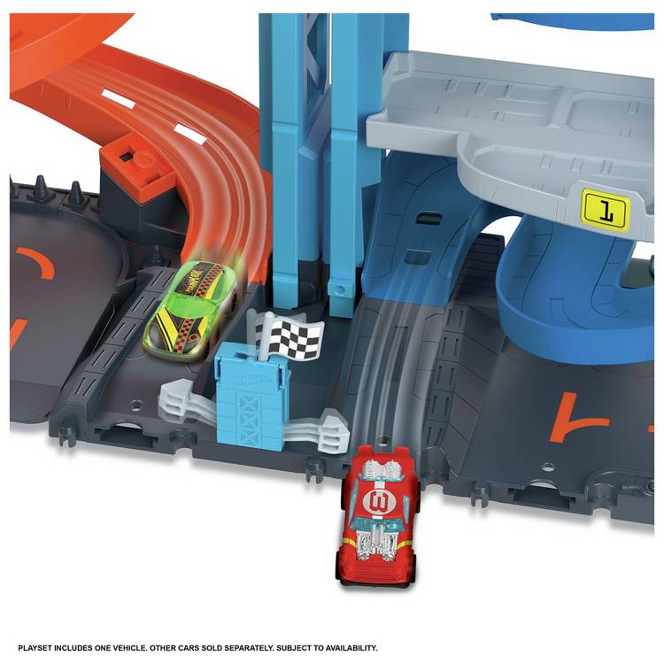 Hot Wheels City Transforming Race Tower playset - British product