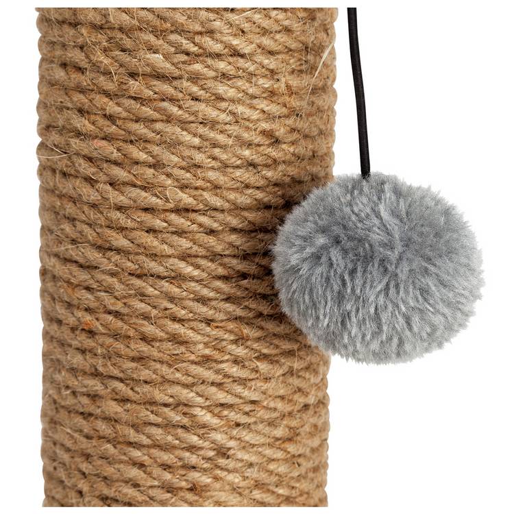 Scratch post extra tall grey 74cm - British product