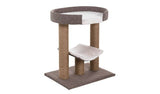 Argos Cat Scratching Post with Bed, Grey (53.5cm x 45cm x 34cm)- Buy online at McGrocer
