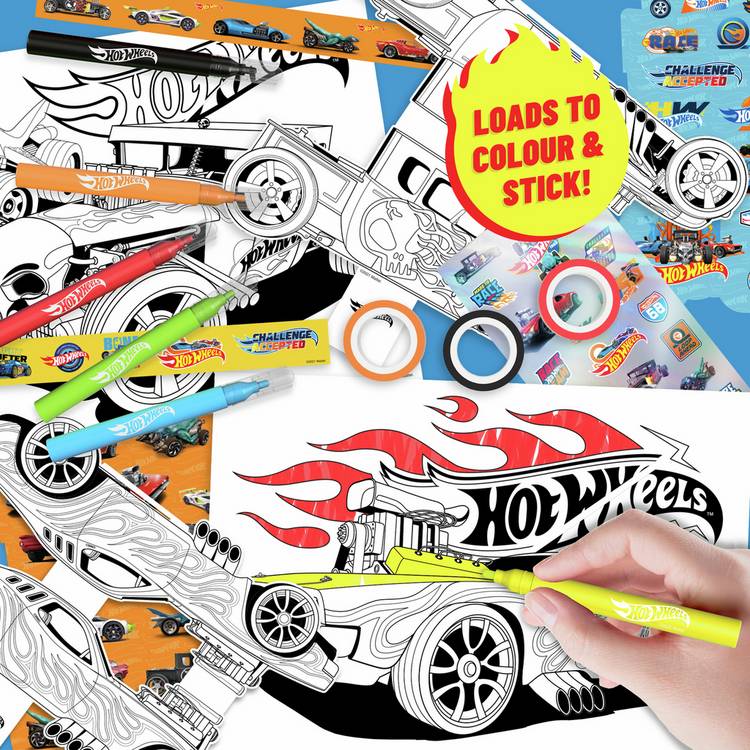 Hot Wheels Bumper Activity Set craft kit (British brand)