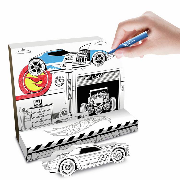 Hot Wheels Bumper Activity Set craft kit (British brand)