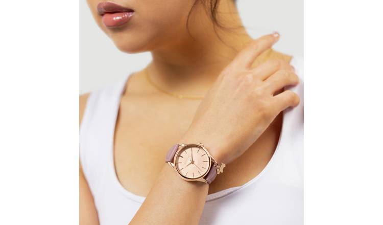 Radley ladies vintage pink leather strap watch 35mm (British brand)