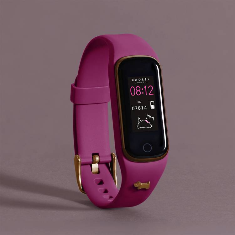 Radley Series 8 silicone red strap smartwatch, UK version
