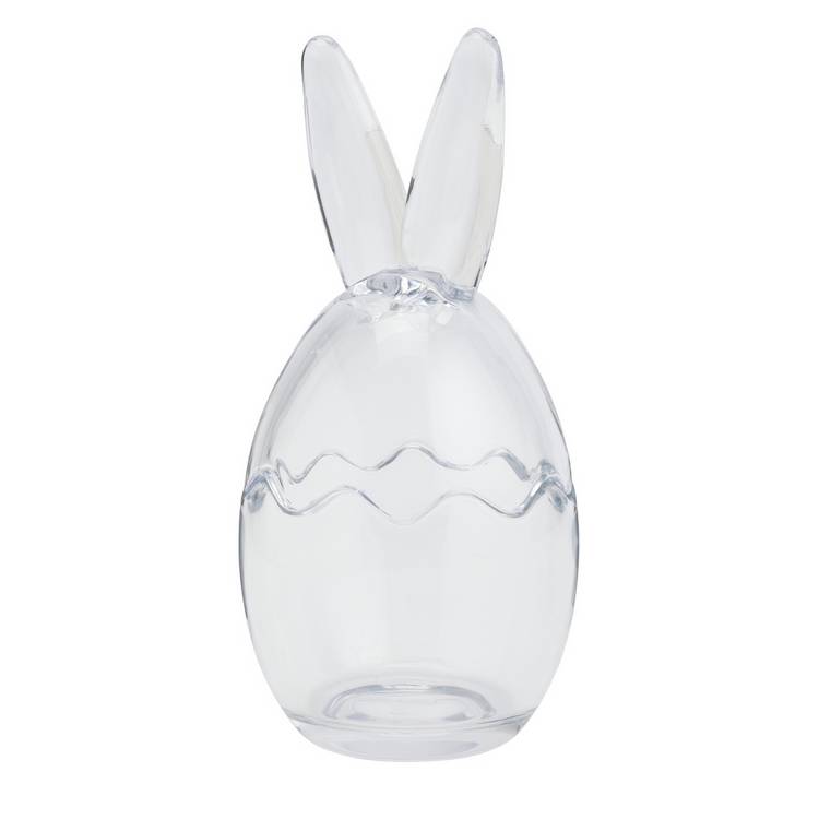 Argos Home bunny glass jar Easter decoration (British brand)