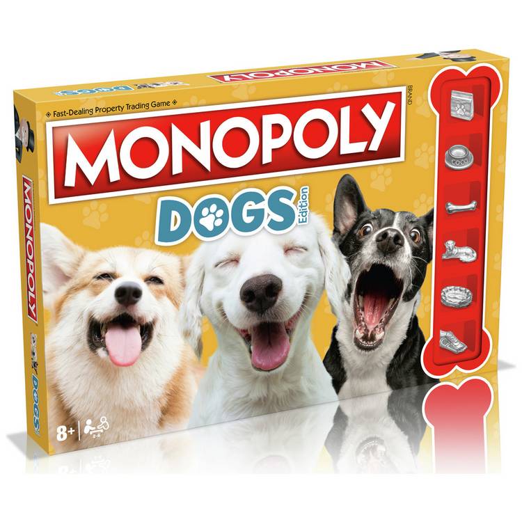 Monopoly board game Dogs Edition, imported from the UK