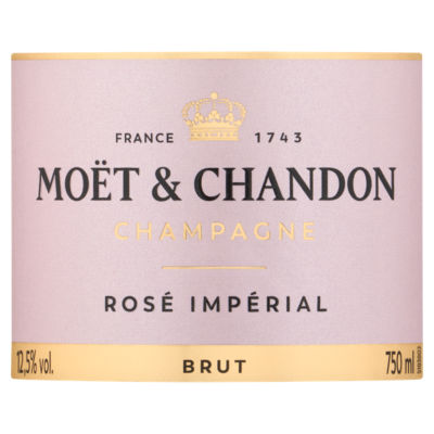 Moët & Chandon Rosé Impérial Champagne 75cl (British brand)