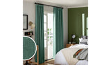 Argos Habitat Blackout Pencil Pleat Curtains - Green - 117x137cm- Buy online at McGrocer