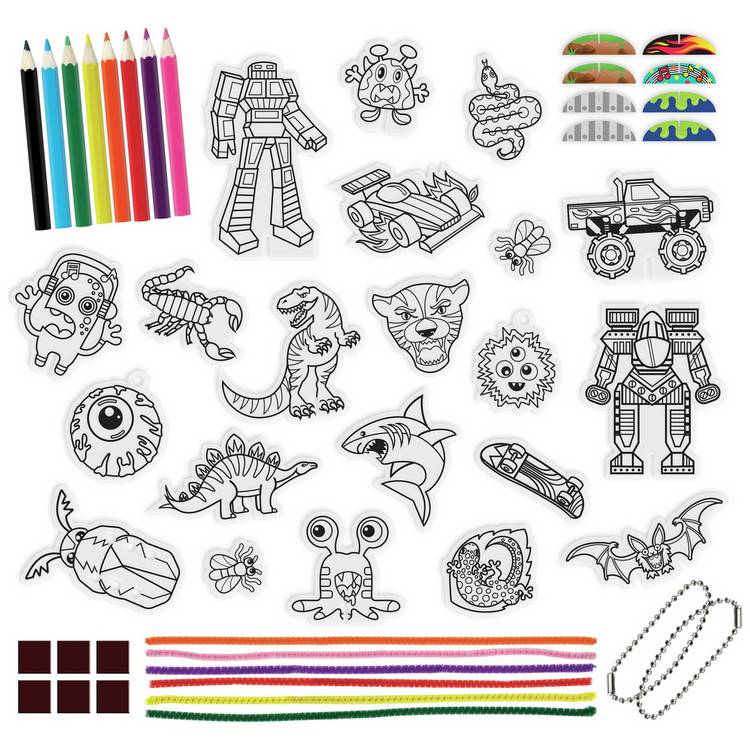 Shrinky Dinks Craft Kit 51 pieces - British product
