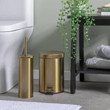 Argos Home bathroom bin gold 3 litre, UK version