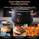 Tower Cavaletto black 3.5L slow cooker (British brand)