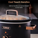 Tower Cavaletto black 3.5L slow cooker (British brand)
