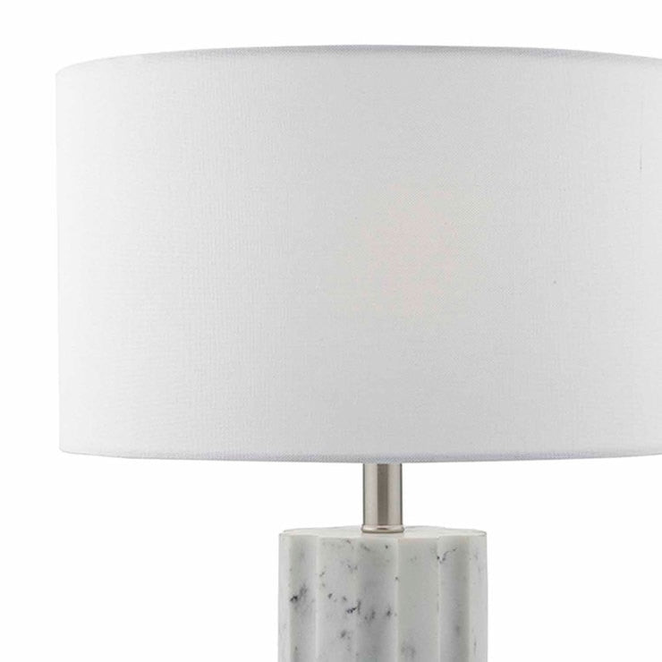 Erebus marble effect table lamp - British product