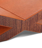 Assouline Walnut-Leather Ultimate Culture Bookstand
