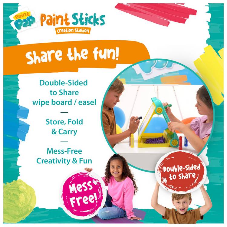 Trends UK Paint Pop Creation Station table-top easel, imported from the UK