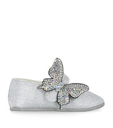 BabyWalker Crystal Butterfly Ballet Flats
