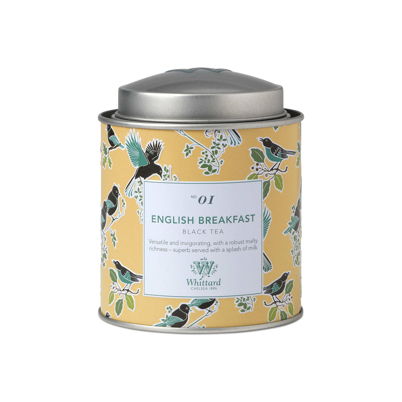 Whittard English Breakfast tea caddy 140g, imported from the UK