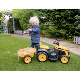 EVO JCB tractor with trailer ride-on 6V - British product